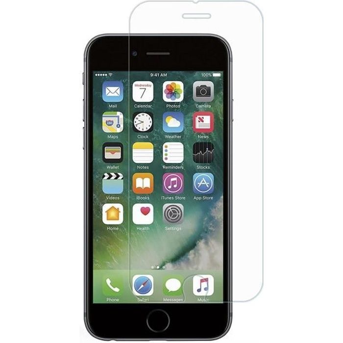 Verre Trempe pour Apple iPhone 8 - Film Vitre Protection Ecran Ultra Resistant Anti Rayure Transparent Phonillico®