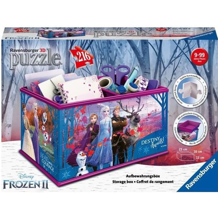 Puzzle 3D Boite de rangement - Disney La Reine des Neiges 2