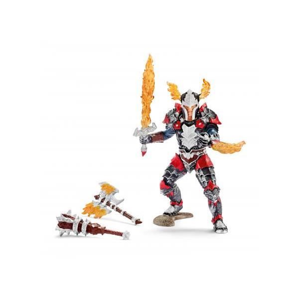 Schleich Figurine 70122 - Monde des chevaliers et Château - Chevalier dragon avec armes