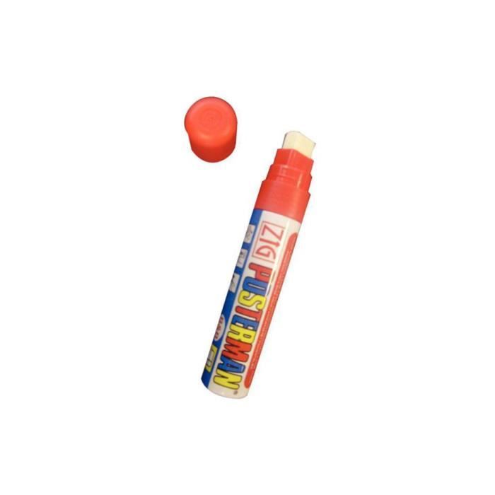 Marqueur waterproof pour ardoise 6 mm Posterman SECURIT - Rouge