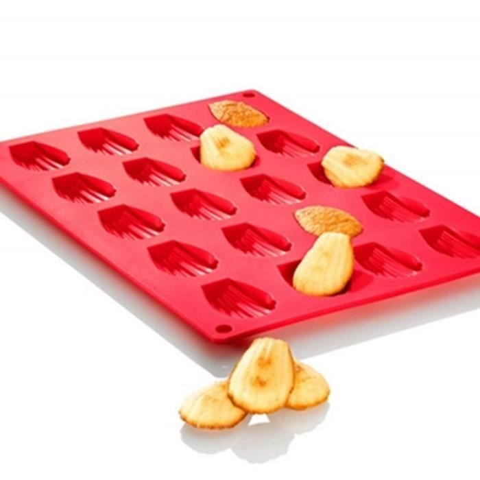 Madeleine Moule à gâteau gâteau Moule en Silicone Plateau Non Stick 20 Trous Bakeware Outil de Conception créa