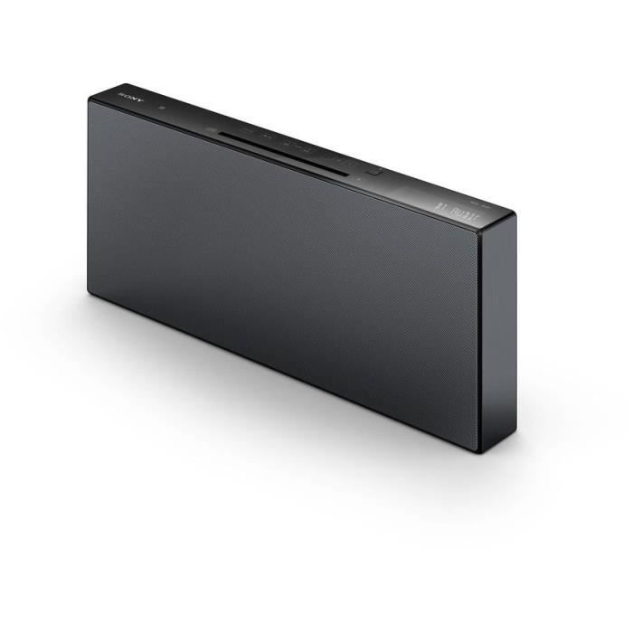 SONY CMTX5CDBB - Chaîne Hi-Fi - Bluetooth/NFC - 1CD - 40W - Amplificateur S-Master - USB - Noir
