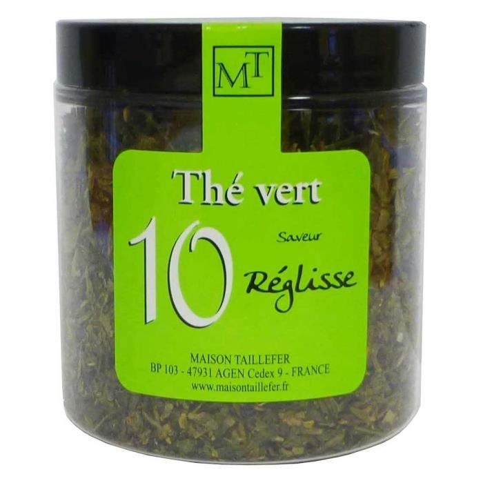 Thé Vert Réglisse Pot 70g