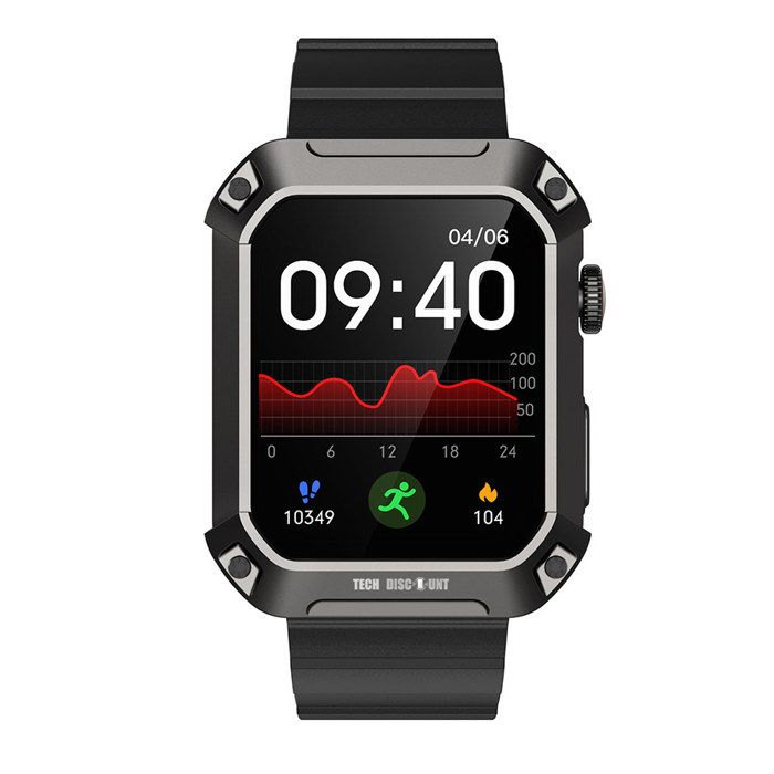 TD® Montre-Bracelet Intelligent Ecran V5 Couleur/Tensiomètre Rythme Cardiaque/Montre sport Étanche/Sphygmomanomètre Cardiaque