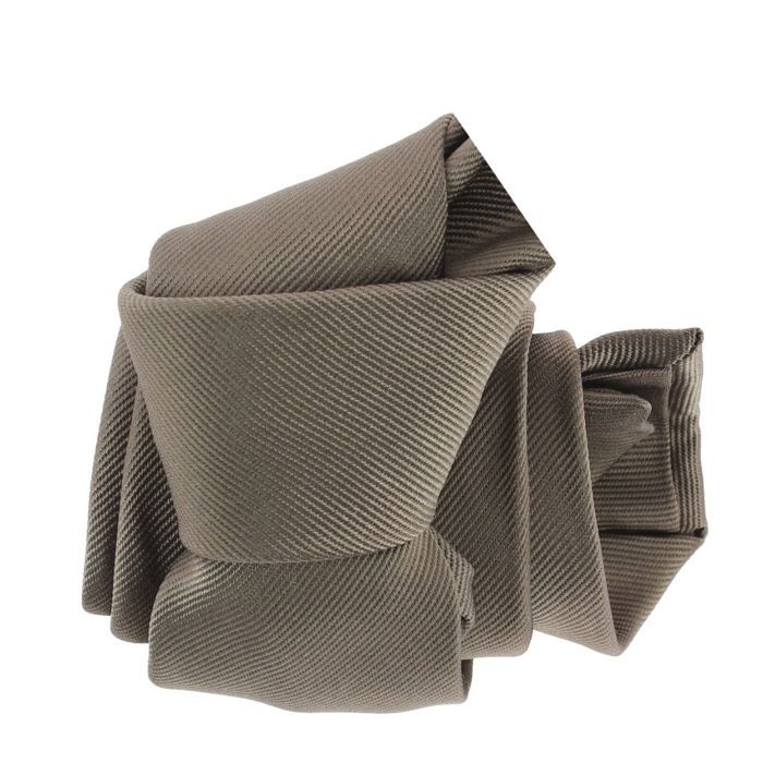 Cravate luxe faite à la main, Taupe