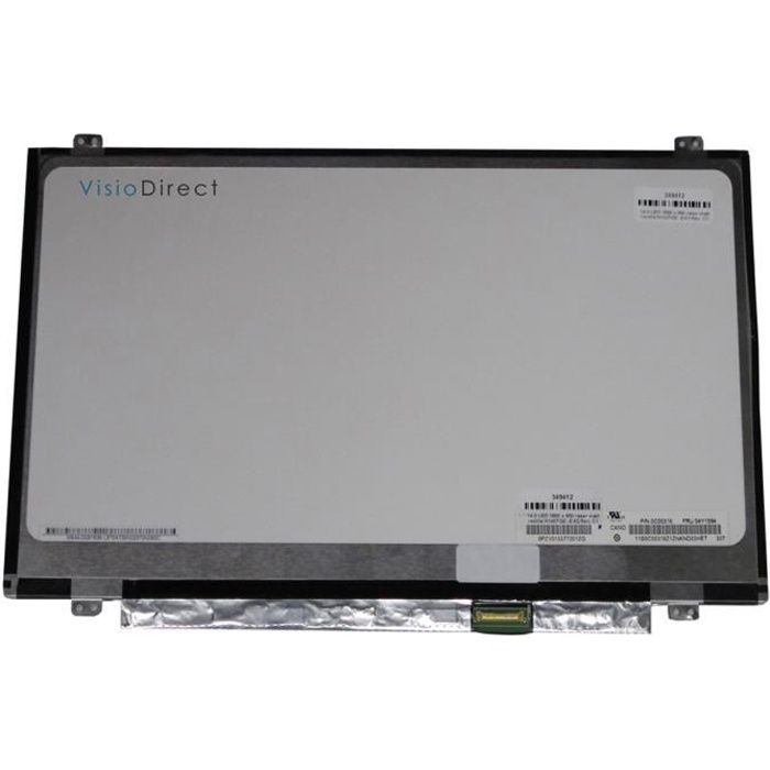 Dalle Ecran 14- LED type NT140WHM-N31 1366x768 30 pin pour ordinateur portable