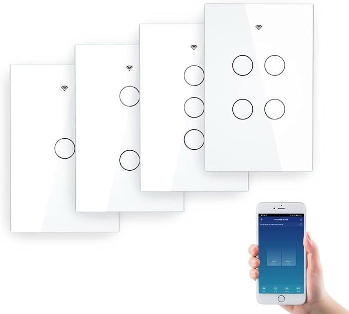 Interrupteur Volet Roulant Encastré RWE Innogy Livisi ISR2 SmartHome - Avec SN Et Code - Occasion