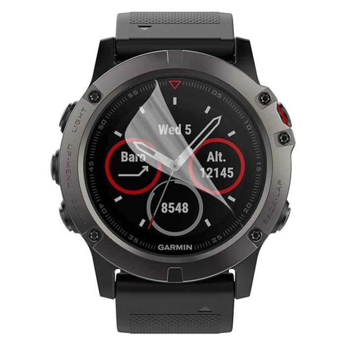 Pellicola Protettiva Per Schermo Garmin Fenix 5X, Ultra-sottile HD, PET, Trasparente, Anti-impronta, Confezione Multipla (2/4/6/10/20/50 Pezzi) - 3
