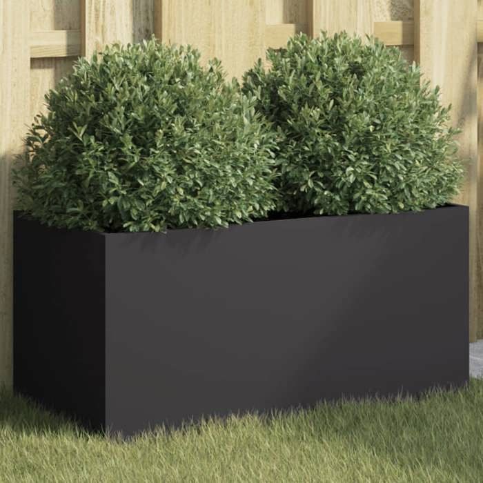 vidaXL Jardinière Bac à Fleurs Pot de Plantes Boîte à Fleurs Jardinière Surélevée de Jardin Patio Terrasse 841592 - vue 3
