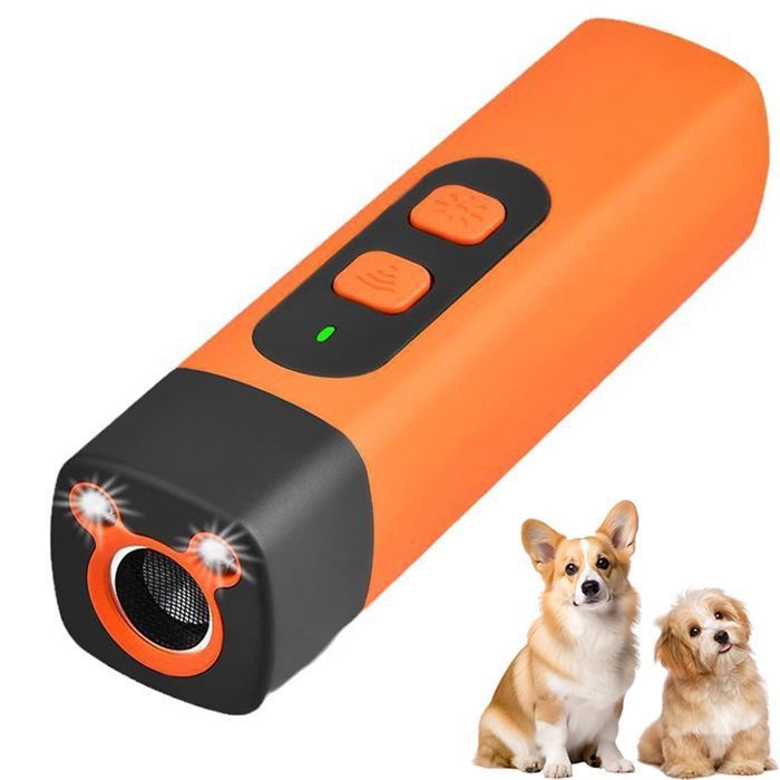 Comparer les prix de Répulsif à Ultrasons pour Chien avec Lampe de Poche LED Dispositifs Anti-aboiements Soniques pour Une Utilisation en Intérieur