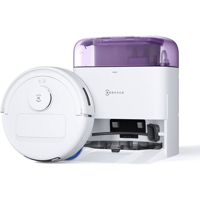 ECOVACS DEEBOT Mini Robot Aspirateur Laveur Aspiration 8 000 Pa ZeroTangle 2.0 TrueMapping 2.0 Violet - Ecovacs