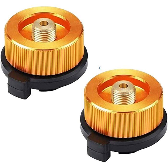 Adaptateur de réservoir de carburant de camping en plein air pour réchaud de camping/randonnée, adaptateur de gaz butane (connecteur + tube d'extension