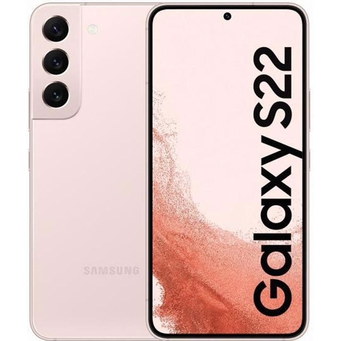 Samsung Galaxy S22 Smartphone 128 Go 5G Rose Gold Single SIM US Version Compatible avec les opérateurs français