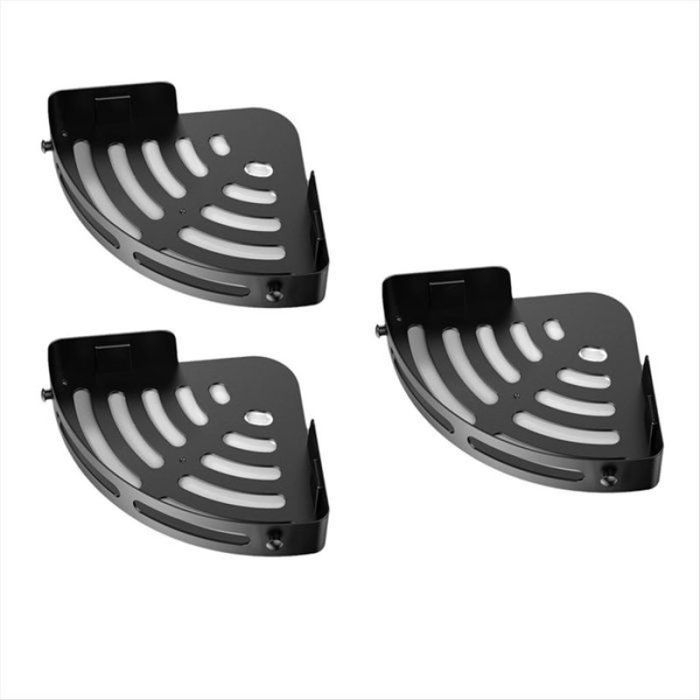 Étagère DAngle de Salle de Bain Multicouche - Support de Rangement Mural pour Gel Douche Shampoing et Produits de Salle de Bain