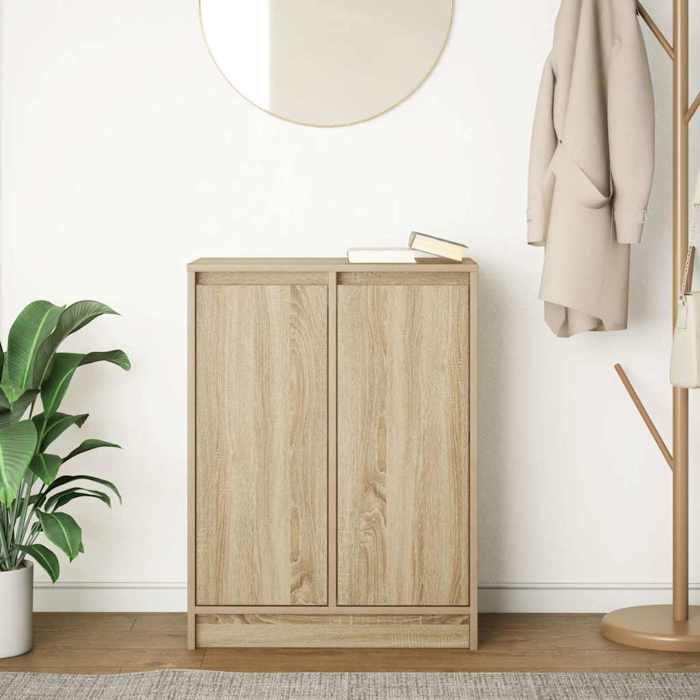 Buffet bahut - vidaXL - bois dingénierie - chêne sonoma - grand rangement - 57 x 34 x 76 cm 88ntb82m