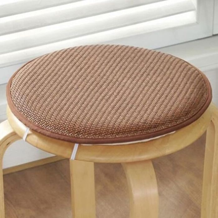 Coussin Siège Tabouret 30 cm - Polyester + Liens de Fixation - Confort & Stabilité
