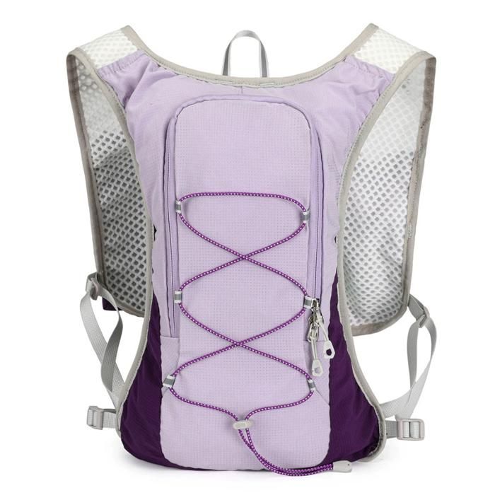 XJYDNCG Gilet Hydratation Running Femme Marathon Trail Vélo Randonnée Léger Respirant - Violet