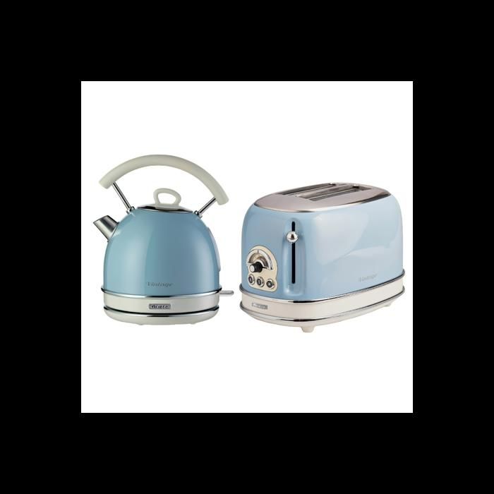 PACK ARIETE Bouilloire électrique + Grille pain 2 fentes Vintage