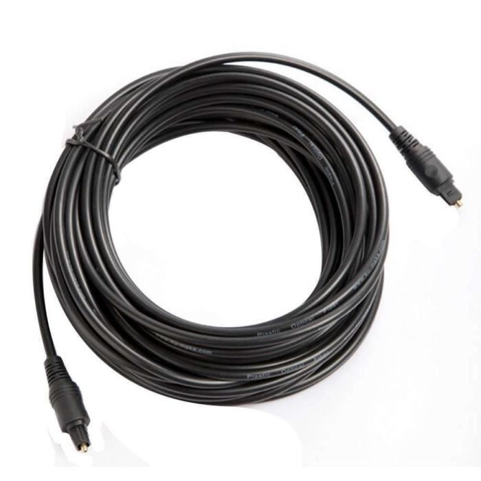 Toslink câble optique haute qualité - 3m - Câble optique Générique
