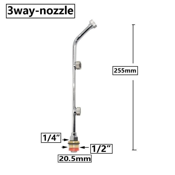 Kuuleyn Buse De Brume Super-Large, Pulvérisateur D'atomisation Agricole à Haute Pression Buse économe En Eau Pour Le Refroidissement De Terrasse D'arrosage De Jardin