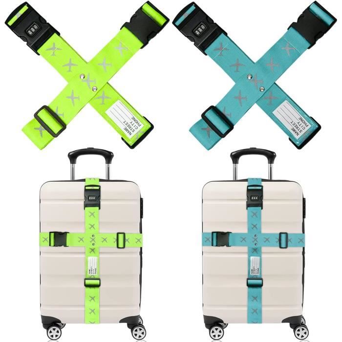 XICHAO® Sangle De Bagage Croix Sangle Pour Valise Ceinture Sécurisée
