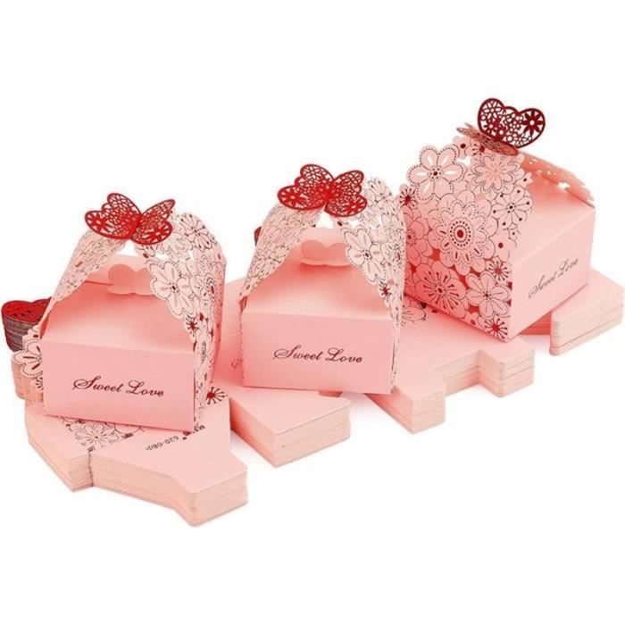 Lot De 8 Boîtes à Dragées Irisées Thème Sirène - Parfaites Pour Vos Fêtes Magiques