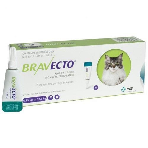 Bravecto 500mg Solution Spot On Pour Grands Chats 6 25 12 5 Kg Cdiscount Animalerie