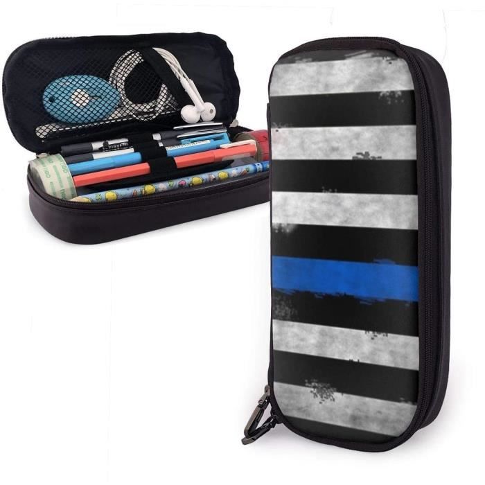 Trousse à Crayons Drapeau Américain - Anti-salissure, Avec Fermeture éclair, Pour école, Bureau Ou Voyage