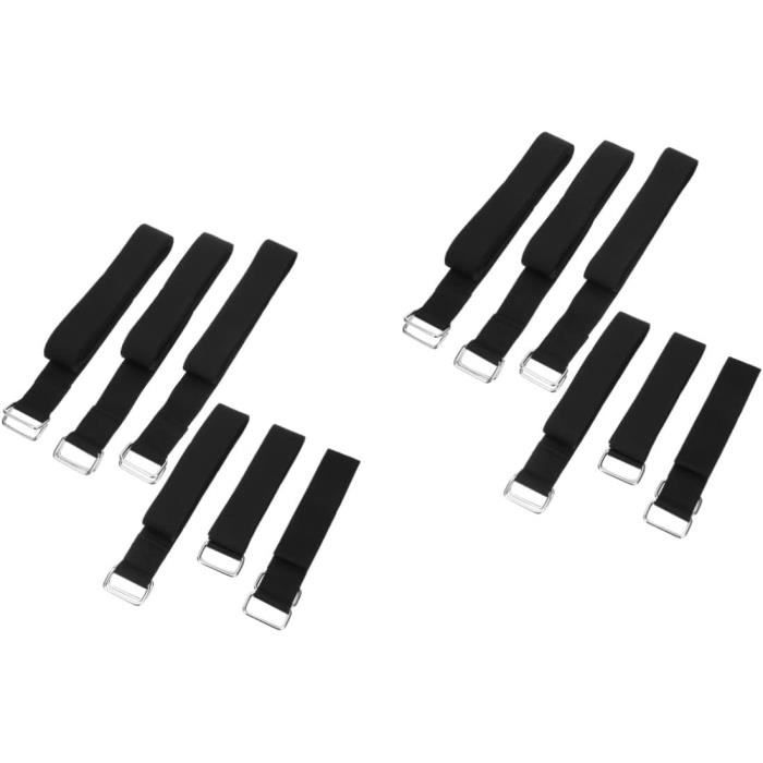Lot De 2 Sangles De Valise Croisées - Nylon Noir, Réglables Et Légères - Pour Fixer Bagages Et éviter L'éclatement