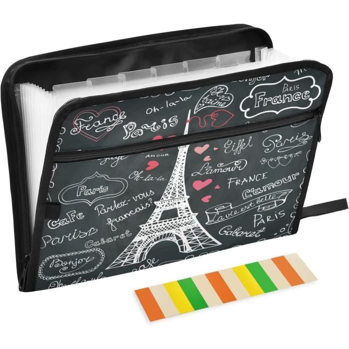 Dossier Portable En Forme De Teckel - 6 Poches - 33x23cm