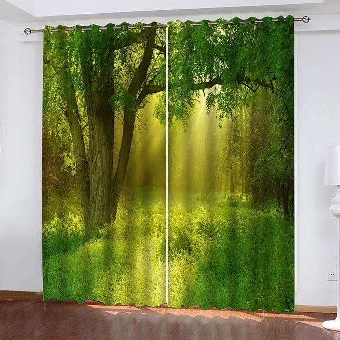 Rideaux Occultants 3D Rayures Noires Et Blanches - 182x214 Cm, 100% Polyester, Isolation Phonique Et Thermique