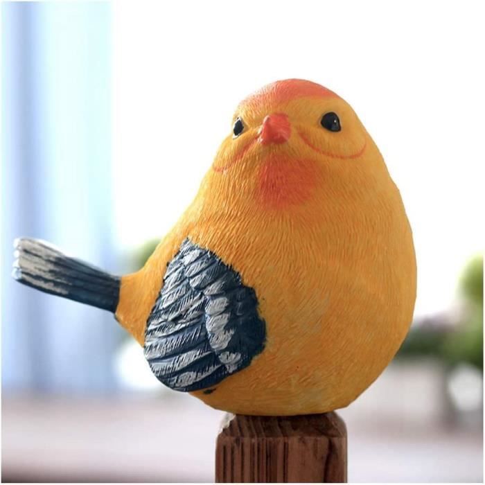 Lot De 4 Figurines De Hamster Jaune En Résine – Décorations De Jardin, Maison, Terrarium, Miniatures Réalistes – Cadeau Original