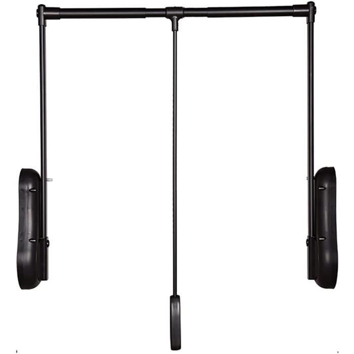 Tringle relevable ZYHBJH Barre de penderie escamotable penderie Rabattable pour Armoire Largeur r/églable Vestiaire Pliable Extensible,600~830mm