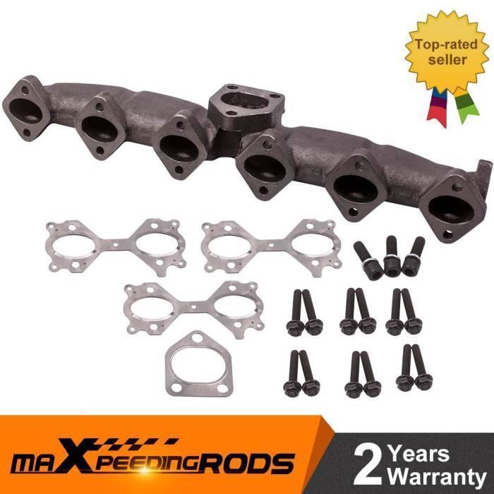 Collecteur D'échappement Renforcé Pour BMW Série 5 E60 525d / 530d - Compatible Réf. 11627788422, 11622248166, En Fonte Avec Joints Et Vis