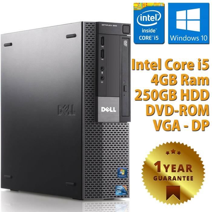 DELL OPTIPLEX 980 I5 WINDOWS 10 Reconditionné - Dell reconditionné disponible sur Cdiscount Seconde Vie