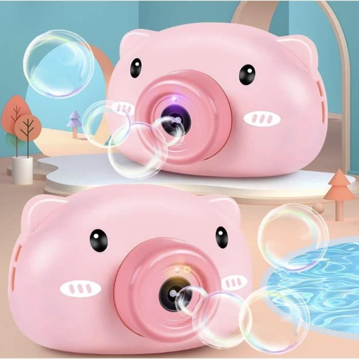 Bubble Camera Machine A Bulles Savon Pour Enfants Souffleur De Bulles Automatique Jeu D Ete Pour Enfants De Plage Piscine Jardin Cdiscount Jeux Jouets
