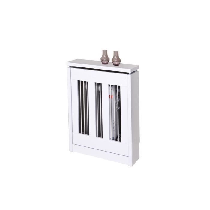 Cache radiateur TOP KIT Cristian 3061 - Blanc - 60 x 84 x 18 cm - Design moderne et efficacité énergétique