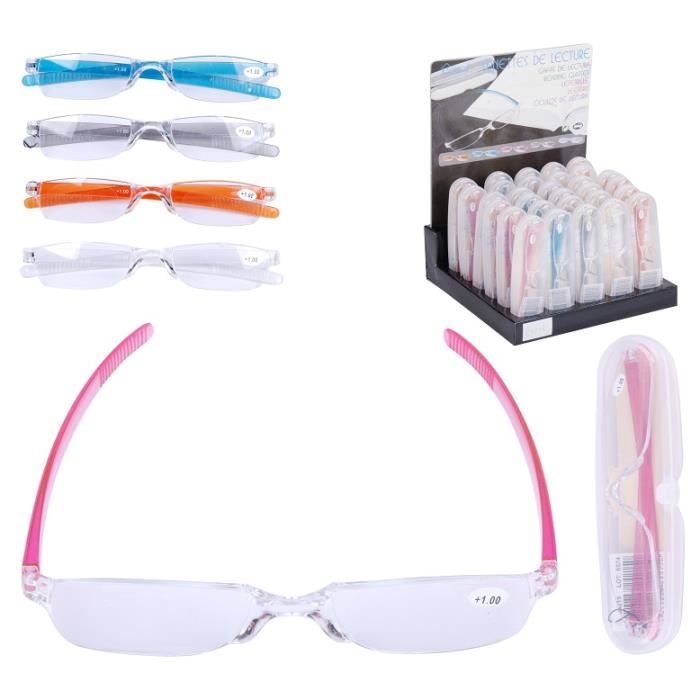 Lunette Loupe Grossissante Blanc Dioptrie 2.5 Blanc Achat Vente lunettes de lecture Cdiscount