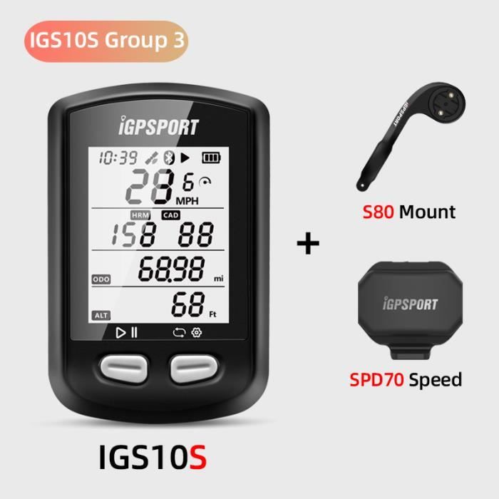 Compteur GPS Pour Vélo Sans Fil - Écran 2,4" - Autonomie 28h - Étanche IPX7 - Recharge USB-C
