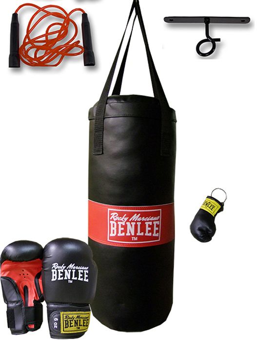 Set de boxe Benlee Punchy noir/rouge - Sport