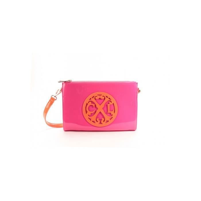 Christian Lacroix Sac Bandouliere Jonc 5 Fushia Orange