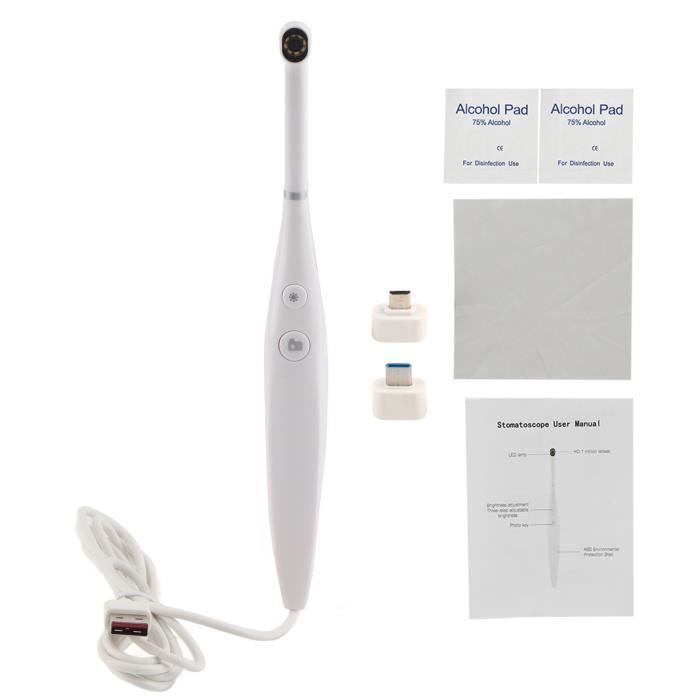 Appareil Photo Numérique Intra-oral Dentaire USB - Autofocus 6/8 LED - 5V - Neuf
