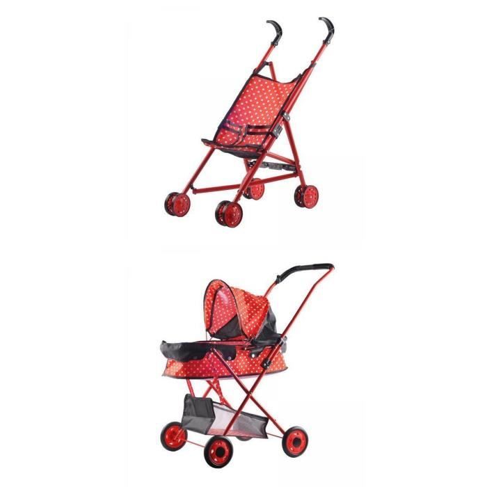 2 Pieces Bebe Poussette Landau Chariot Jouet Accessoires Cdiscount Jeux Jouets