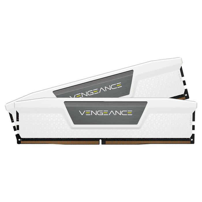 Corsair Vengeance DDR5 32 Go (2 x 16 Go) 6400 MHz CL32 - Blanc - Kit Dual  Channel 2 barrettes de RAM DDR5 PC5-51200 - CMK32GX5M2B640 - Cdiscount  Informatique