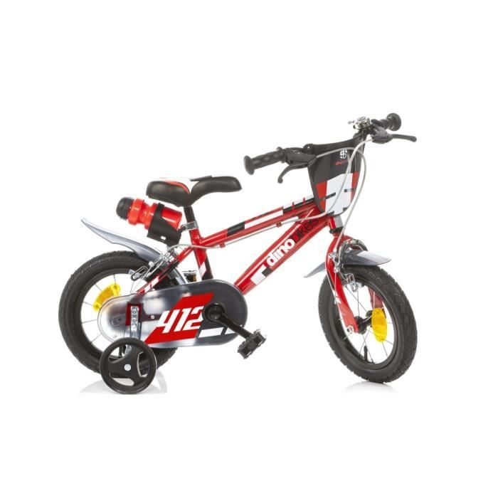 Velo 12 pouces Dino US Rouge Dino Bikes Cdiscount Sport
