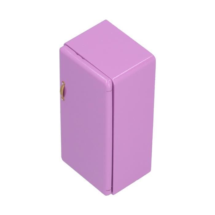 Réfrigérateur Miniature 1:12 Pour Maison De Poupée - Décoration Réaliste - Résine