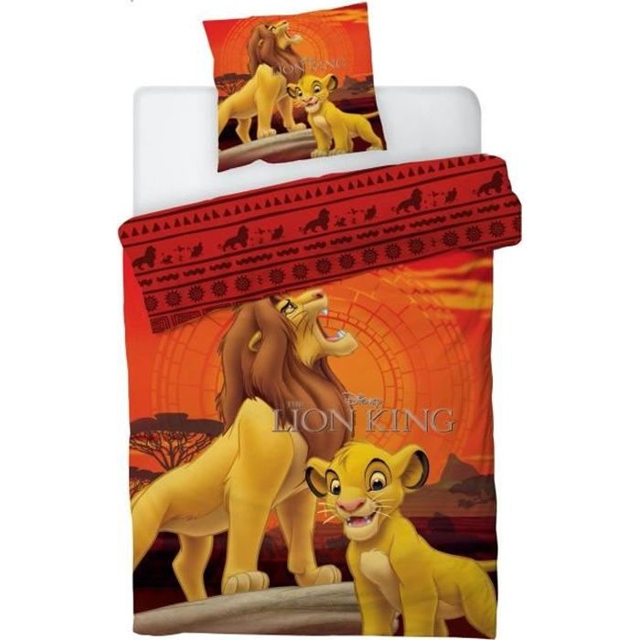 Housse De Couette Enfant Le Roi Lion Cdiscount Maison