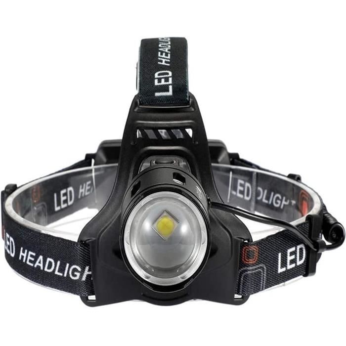 Lampe Frontale LED Rechargeable USB : Super Puissante, Pratique Et Nomade