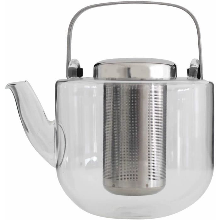 Théière avec infuseur Feuille de thé en vrac 2 litres en acier
