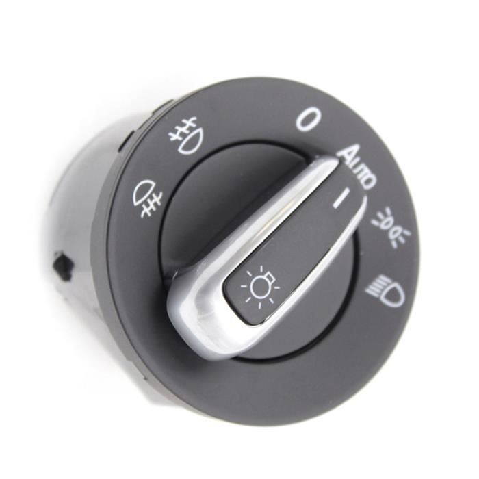 Interrupteur Phare AUTOUTLET 5ND941431B - 10 Broches, Compatible VW Golf, Passat, Tiguan, Etc.